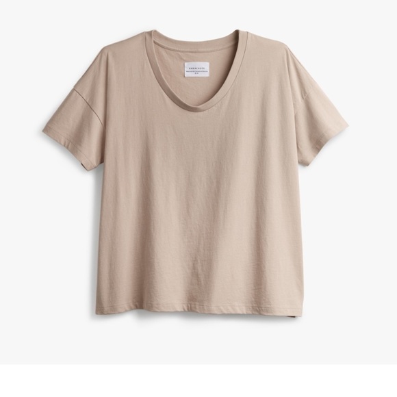 Parachute Tops - Parachute Organic Cotton Tee Lounge Tan Bisque M XL